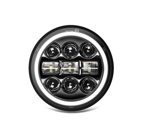 Phare 5.75 pouces pour rouler de nuit en sécurité sur Harley Roadster et Honda