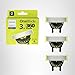 Philips Norelco OneBlade 360 Blades, Genuine Replacement Blades for OneBlade Electric Shaver and Trimmer, Durable Stainless Steel, Trim, Edge and Shave, 3 Pack, QP430/80