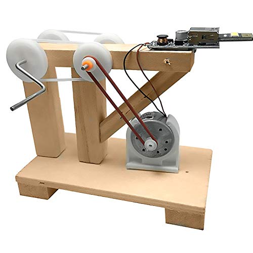 Juego de materiales de generador manual, generador de electricidad de bricolaje, electrónico apto para niños para niños Cover