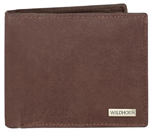 Image of WildHorn Rfid Protected Leather Wallet For Men, Brown