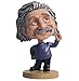 WZLDP Einstein Cartone Animato scuotendo la Testa Auto Illustrazione Decorazione scuotendo la Testa in Resina Einstein Statua Einstein Figura Decorazioni for la casa (Color : Blue)