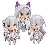 nendoroid rem re zero ✔Muñeca exhibición escritorio: viene un lindo juguete muñecas coleccionables. Se adapta perfectamente a cualquier escritorio o estante, juguetes escritorio, figuras anime.