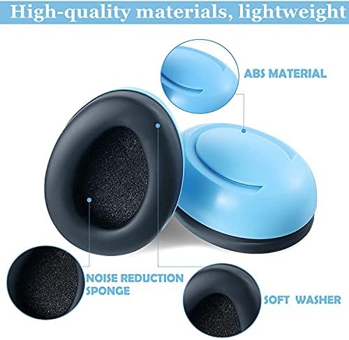Infant Ear Defenders, Newborn Sound Cancelling Headphones, Adjustable Hearing Protection Safety Earmuffs, Baby Folding Noise Reduction Ear Protectors For 0-3 Kids Children Sleeping Airplane