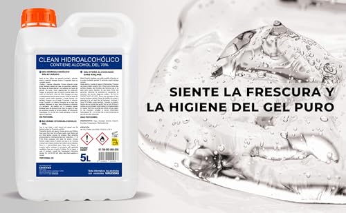 Gel hydroalcoolique pour les mains sans rinçage grand format 5L - 4