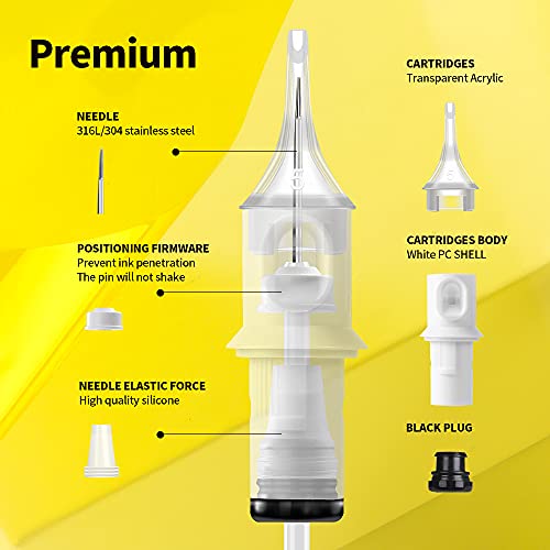 Hawink Wireless Tattoo Machine Rotary Pen Kit 20Pcs Tattoo Needles Cartridge Tattoo Grip Tape Wrap With Suitcase Em155Kitp199-7 #TOP2