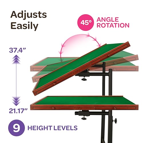 JoyBerri Puzzle Station Jigsaw Puzzle Table/Rolling Desk - 1500 Piece Puzzle Board/Portable Jigsaw Tables with Drawers and Legs - Height Adjustable for Adults by JOYBERRI - Image 6