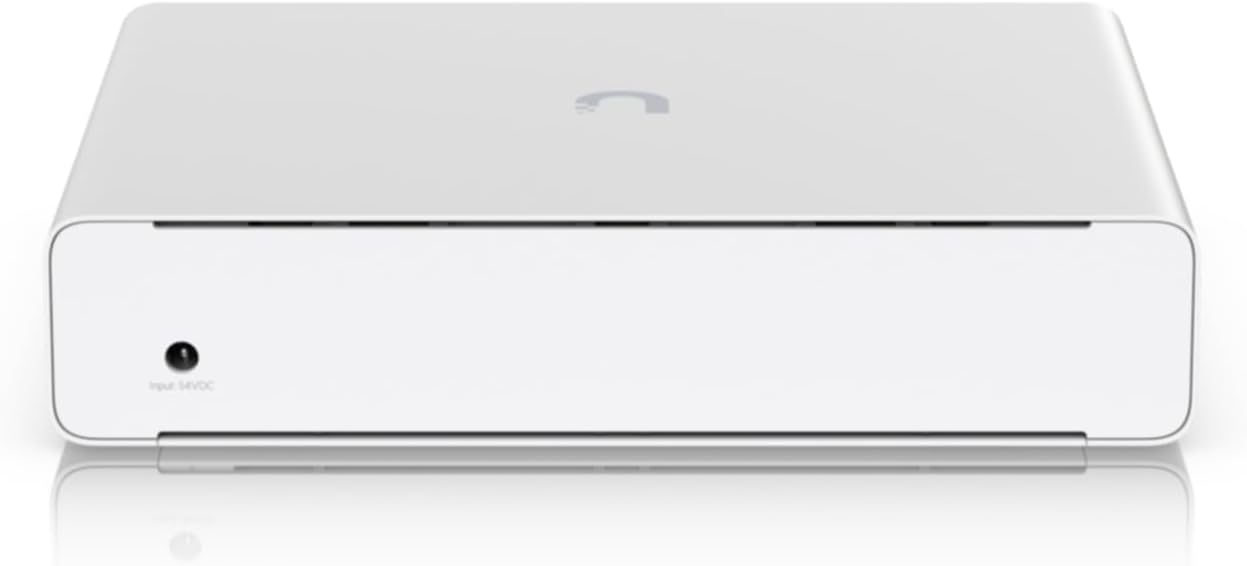 Ubiquiti Compact Desktop/Wall-mountable, W129123921 (Desktop/Wall-mountable, Professional-Grade 8-Port, Layer 3 EtherlightingT PoE++ Switch with (8) 10 GbE)