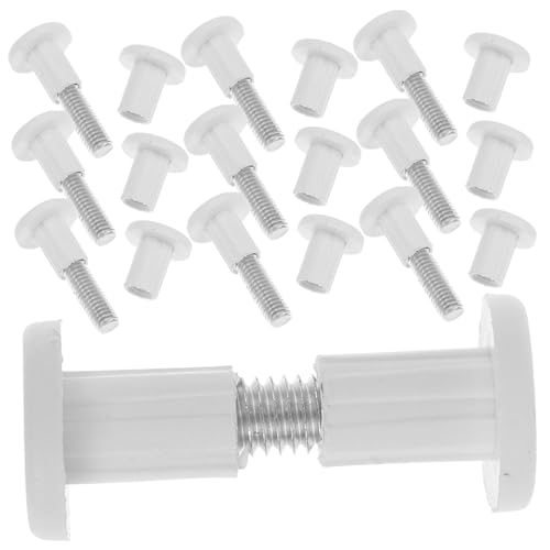 jojofuny 50piezas Sujetadores Madera Fijaciones Tableros Muebles Tornillos Tuercas Herrajes Para Conectar Juntas Tableros De Mesa