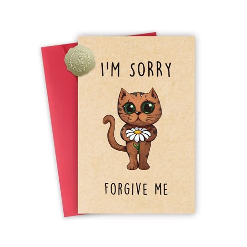 Funny Cat I'm Sorry Gift Card