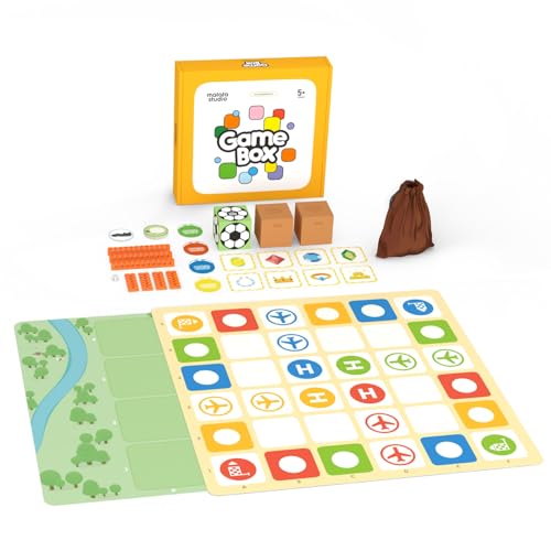 MatataStudio Game Box with 5 Programming Board Games for Coding