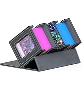 TopMade Card Deck Box for Trading Cards 520+ with Dice Tray, Leather Magnetic Closure Trading Car...
