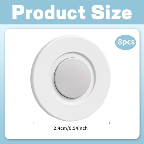 KFSCIP 8 Pcs Remote Holder Wall Mounted, Magnetic Remote Control Holder with Strong Magnets, TV Remote Holder, Easy Installation No Drill Self-Adhesive Organizer for Multiple Remotes - Cosy Home Interiors KFSCIP 8 Pcs Remote Holder Wall Mounted, Magnetic Remote Control Holder with Strong Magnets, TV Remote Holder, Easy Installation No Drill Self-Adhesive Organizer for Multiple Remotes - Image 2