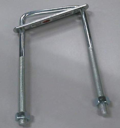 Image of National Hardware N222-372 2192BC Square U Bolt in Zinc plated,#657-3 /8 inchx3 inchx7 inch