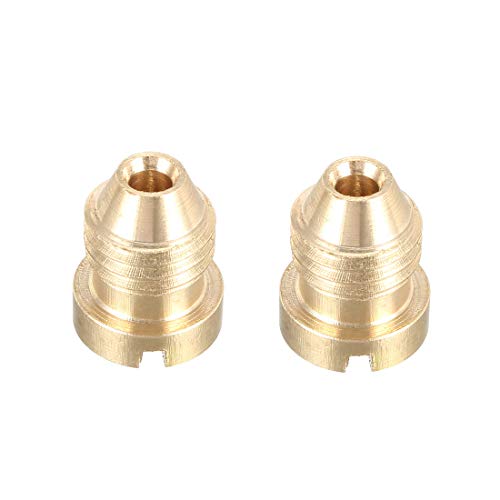sourcing map 1.1mm Foam Orifice Nozzle Tip, Universal Thread Tips for Snow Foam Lance, 2 Pcs
