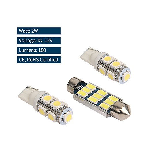 Bombillas LED para luz interior Jeep Wrangler JK 2007-2018 miniatura 3