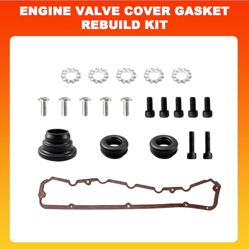Image of 17402.01 Engine Valve Cover Gasket Rebuild Kit for Jeep CJ /SJ Model | for 1981-1987 Replace 258-HDW, for Valve Cover Maintenance and Rebuild Jobs