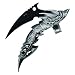 Movie Prop Decorative Black Dragon Tail Claw Iron Reaver Ring Knife Armor Finger 440 Stainless Steel
