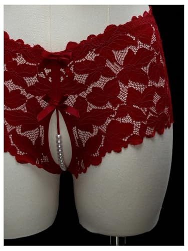 Image of MakeMeChic Women's Plus Size Lingerie Sets Contrast Lace Cut Out Wireless Bra and Panty Set