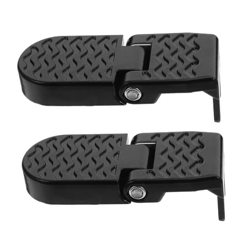 Bike Rear Foot Pegs Folding Aluminium Alloy for Passenger Use