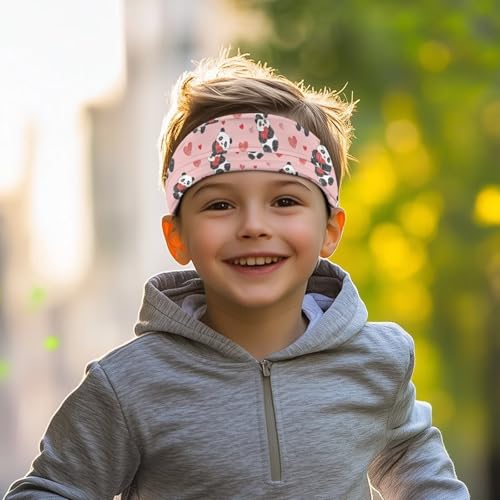 Sports Headbands for Youth Kids Girls Boys Breathable Sweat Wicking Washable2