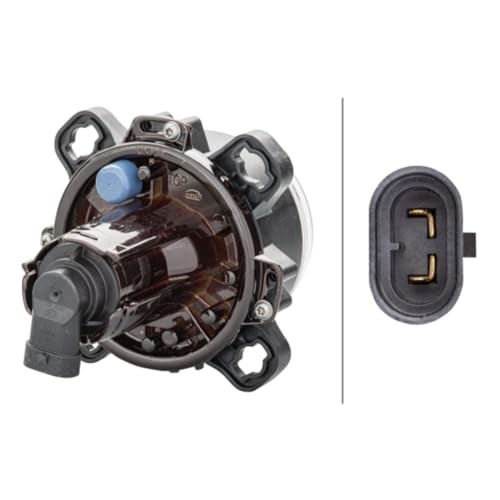 HELLA 1BL 247 042-007 DE/FF/Halogen-Hauptscheinwerfer - 90mm Performance - 12V - rund - Einbau - gehärtete Streuscheibe/glasklare Streuscheibe - links/rechts - Verpackungseinheit - Menge: 36