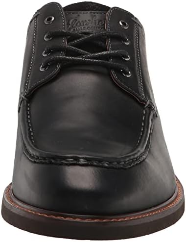 Florsheim Men's Chalet Moc Toe Oxford, Black Crazy Horse, 8 | Image 1