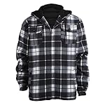 Winter Heavy Warm Sherpa Lined Fleece Plaid Flannel Jacket Men Plus Size S-5XL Big&Tall Mens Coat