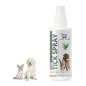 THE DDS STORE Dog Flea & Tick Treatment – Flea Treatment for Cat – Flea Spray for Dog-Repellent-Spray, with Natural Ingredients- Allergy Free Tick Repellent
