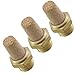 GZWZH 5PCS 1/8 Inch NPT Pneumatic Brass Exhaust Silencer Filter Suitable for Laboratory Gas Pipeline and Industrial Pneumatic Systems