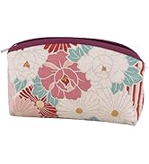 Kosmetiktasche Retro Blume rot japanisch klein Damen schminktasche,Cosmetic Bag,Kosmetiktasche kl...