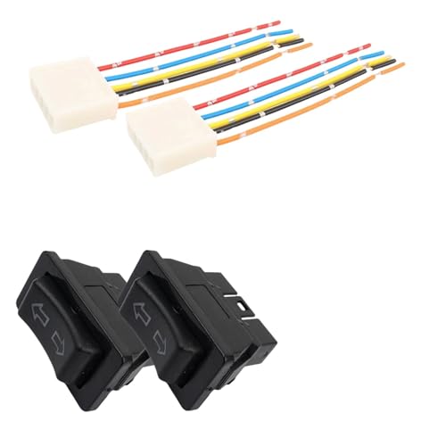Régulateur électrique bleu universel et interrupteur vitre voiture 12V 5 broches