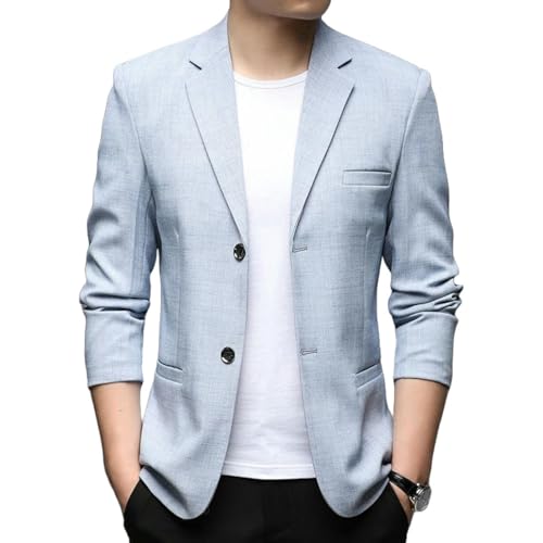 Men's Spring Autumn Lightweight Business Casual Single Blazer