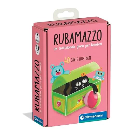 Clementoni- Rubamazzo, Carte da Gioco per Bambini, Multicolore, 16175