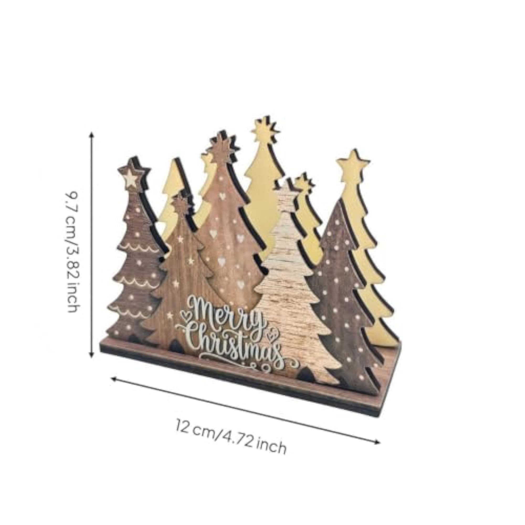 Decorative Tabletop Tissue Holder with Artwork for Home Decor