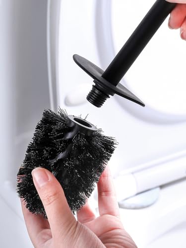 Stainless Steel Toilet Brush and Holder, free standing,Heavy Duty Cleaner for Bathroom, Gold - Image 6