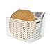 InterDesign Modulon X8 Storage Basket, Frost