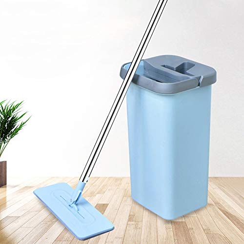 Trapeador para La Limpieza del Hogar Exprima La Fregona Giratoria con Los Cojines De Microfibra Adecuados para La Limpieza Casera del Piso De La Cocina