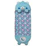 Happy Nappers: Care Bears Sleep Sack Large - Bedtime Bear - 66 x 30, 2-in-1: Plush Character Opens Into Sleeping Bag, Soft Nap & Play Animal, Kids 3+