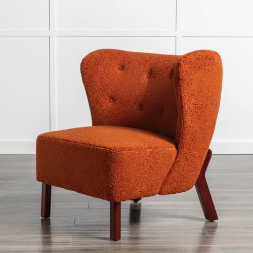 Sillón Acogedor Plegable Naranja Oscuro miniatura 7