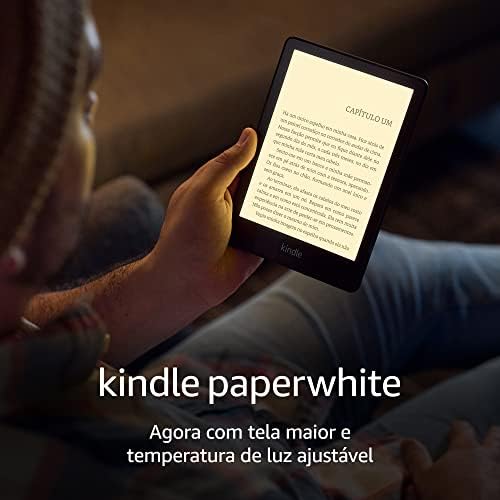 Kindle Paperwhite 16 GB: tela de 6,8”, temperatura de luz aj...