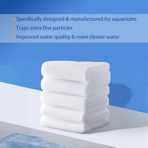 Image of Aquarium Filter Media, Newly Premium Filter Pads for Aquarium, 39.3x11.8inch,Aquarium Filter Floss for Fish Tank Sponge Pad Foam Filter Accessories for Pond