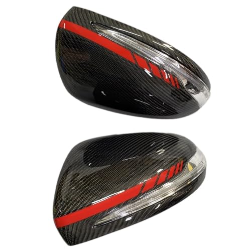 Couvercle rétroviseur Benz Classe E W213 AMG 16-18 en coque noire sportive