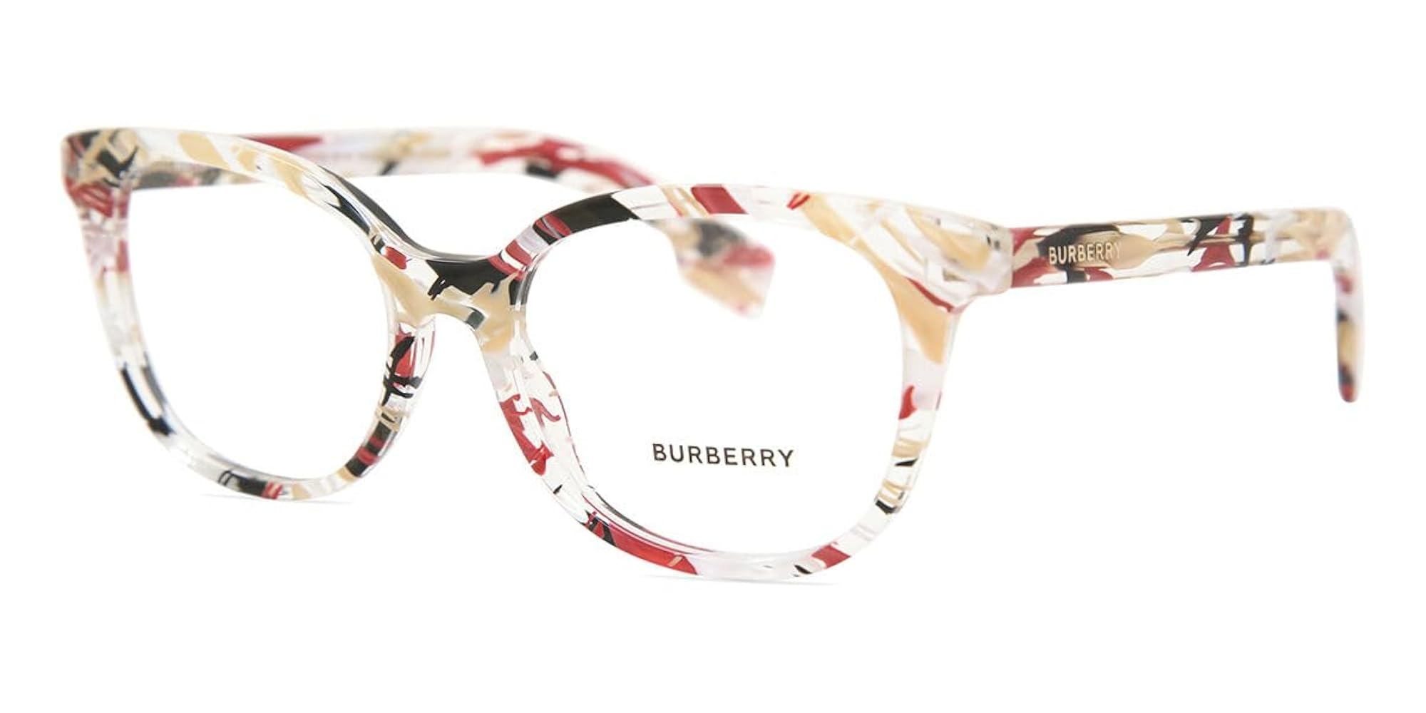 Amazon.com: BURBERRY Eyeglasses BE 2291 3792 Striped Check