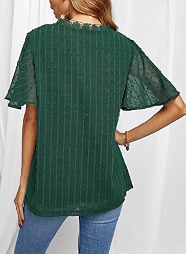 FRAUIT Camicia Donna Elegante Chiffon Puro Colore