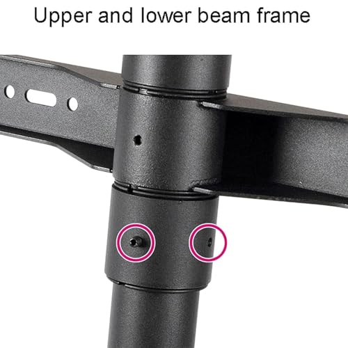 Support de sol rotatif pour téléviseur LCD pivotant et réglable - 8