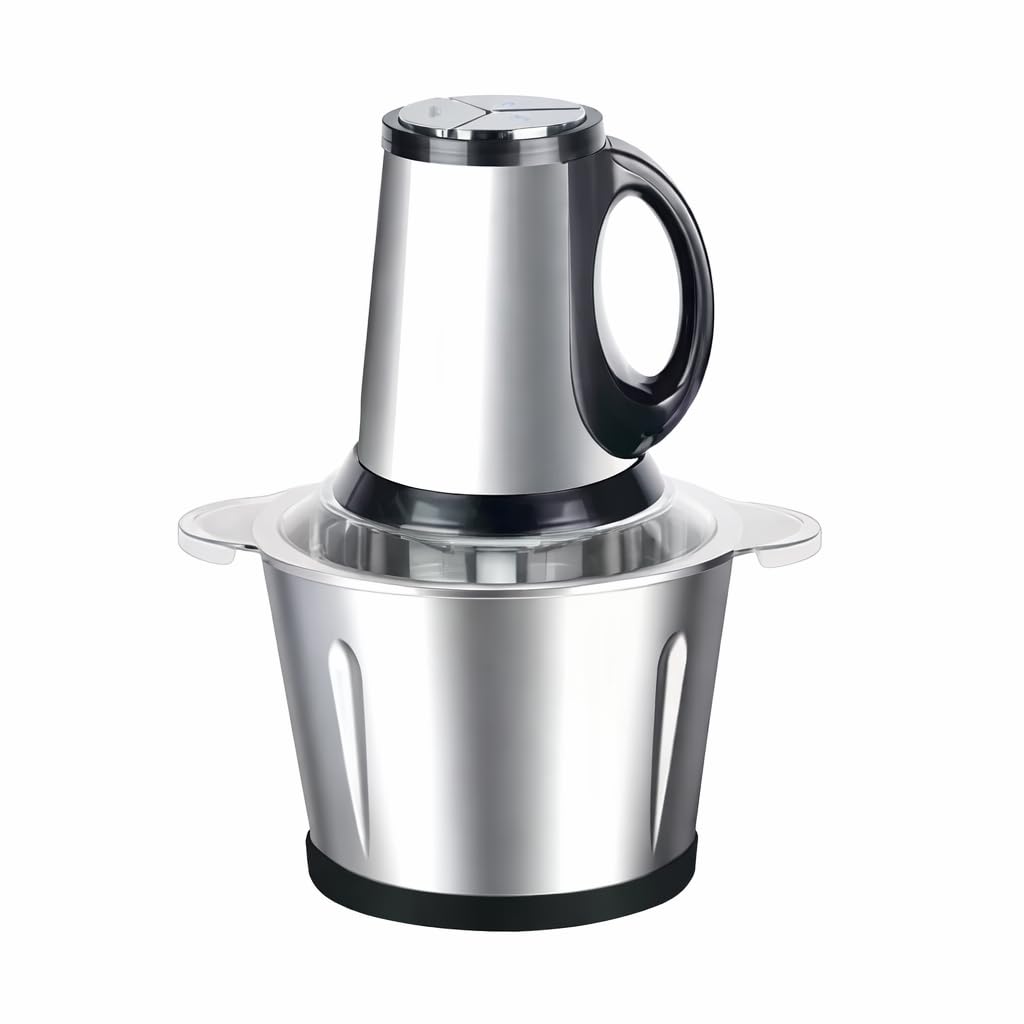 GNEY 3L Electric Food Chopper 300W Powerful Motor, 304 Stainless Steel Bowl, 4D Blades, 3-Speed Food Processor for Meat, Vegetables, Fruits, Nuts, Garlic – Heavy Duty Kitchen Chopper with Accessories-image-31