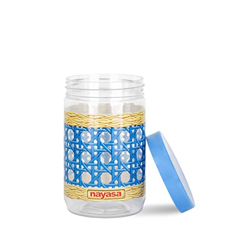 Image of Nayasa Sparkle Containers, 500 ML (Set of 3), Blue