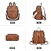 WYFJNX Backpack Purse for Women Leather Backpack Ladies Fashion Handbag Designer Shoulder Bag Small Travel Bag Brown