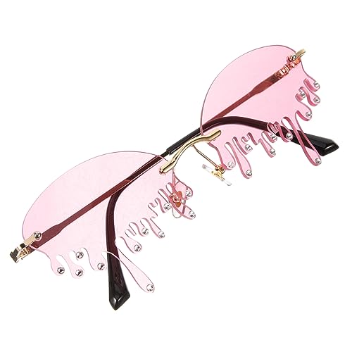 Lunettes de soleil forme de eau Ipetboom pour look de festival et événements d'été
