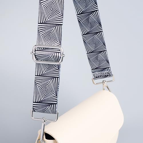 Image of chushui Silver Hardware Purse Strap,Replacement Crossbody Adjustable Shoulder Strap for Handbag Bag